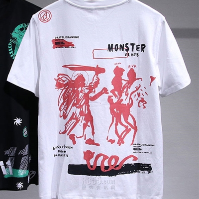 市场上装-T恤-休闲T恤【实拍】