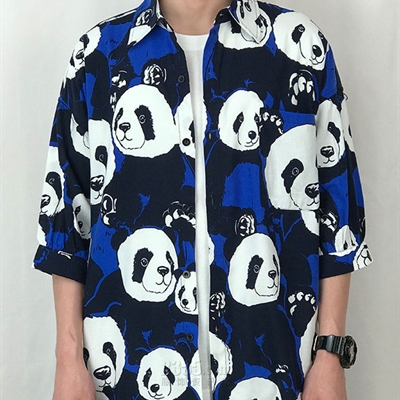 市场上装-衬衫-微潮衬衫