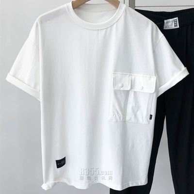 市场上装-T恤-工装T恤【实拍】