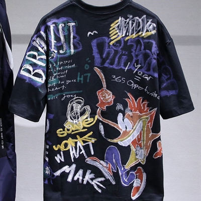 市场上装-T恤-微潮T恤【实拍】