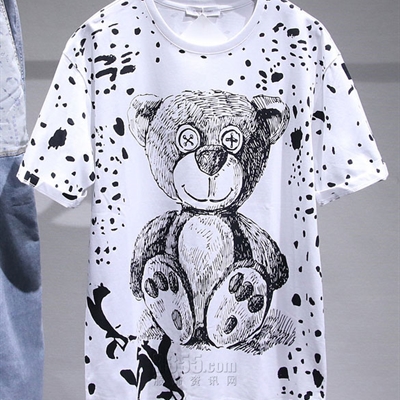 市场上装-T恤-微潮T恤【实拍】