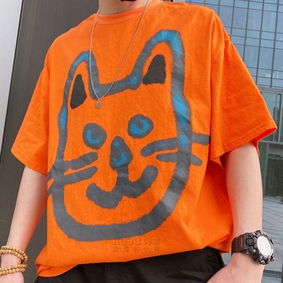 市场上装-T恤-微潮T恤