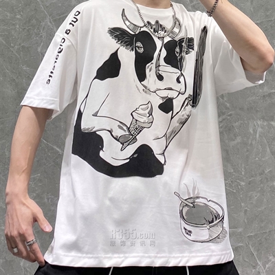 市场上装-T恤-微潮T恤