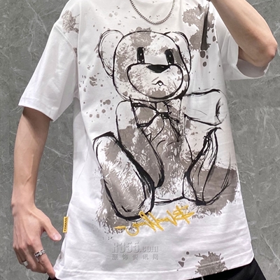 市场上装-T恤-微潮T恤