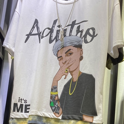 市场上装-T恤-微潮T恤【实拍】