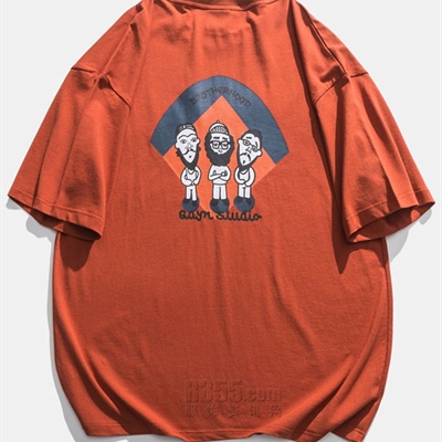 市场上装-T恤-微潮T恤