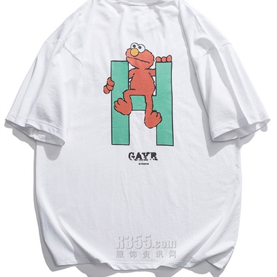 市场上装-T恤-微潮T恤