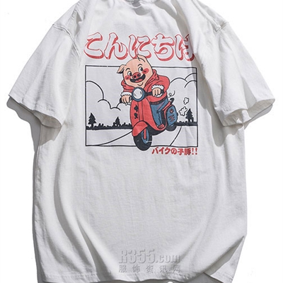 市场上装-T恤-微潮T恤