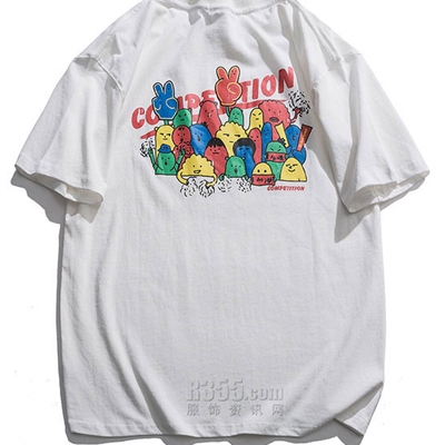 市场上装-T恤-微潮T恤