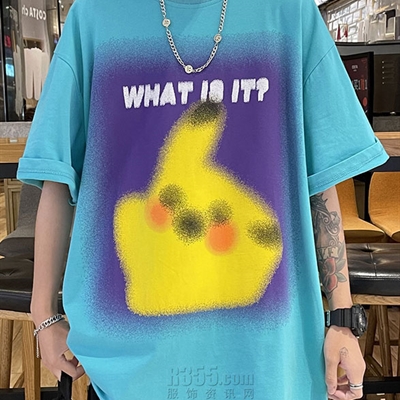 市场上装-T恤-微潮T恤