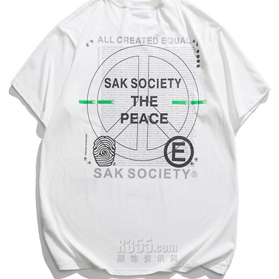 市场上装-T恤-微潮T恤