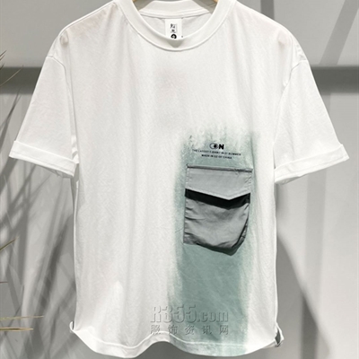 市场上装-T恤-休闲T恤【实拍】