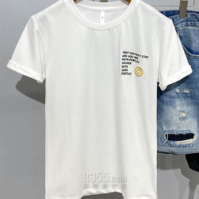 市场上装-T恤-休闲T恤【实拍】