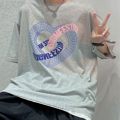 市场上装-T恤-微潮T恤