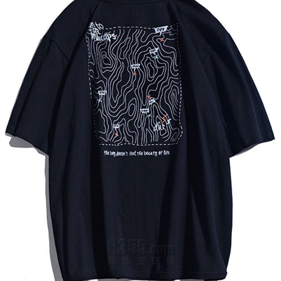 市场上装-T恤-微潮T恤