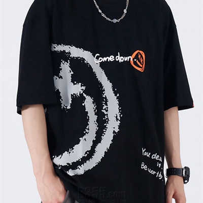 市场上装-T恤-微潮T恤