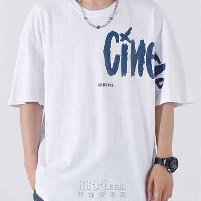 市场上装-T恤-微潮T恤