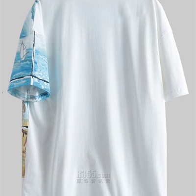 市场上装-T恤-微潮T恤