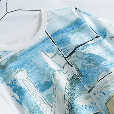 市场上装-T恤-微潮T恤