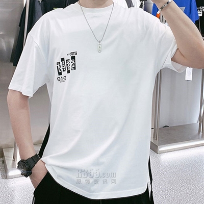 市场上装-T恤-微潮T恤