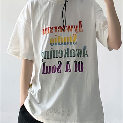 市场上装-T恤-休闲T恤