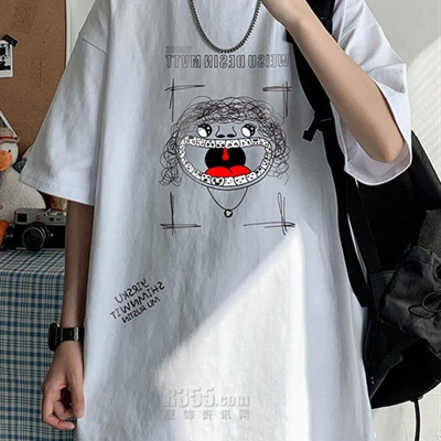 市场上装-T恤-微潮T恤