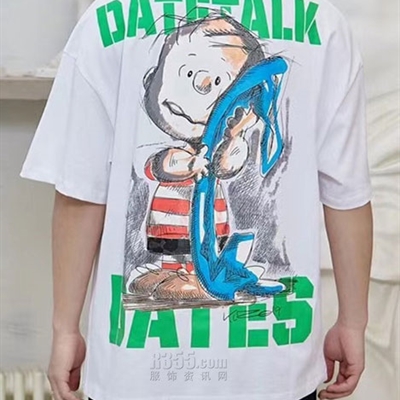 市场上装-T恤-微潮T恤