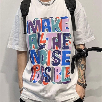 市场上装-T恤-微潮T恤