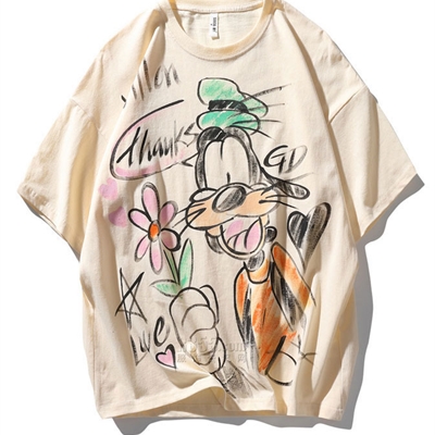 市场上装-T恤-微潮T恤