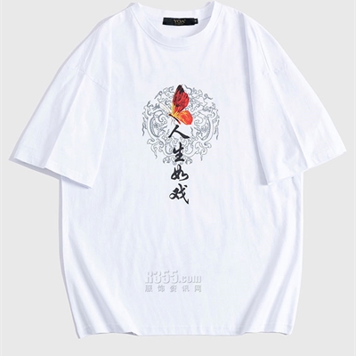 市场上装-T恤-微潮T恤