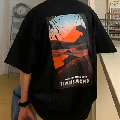 市场上装-T恤-微潮T恤