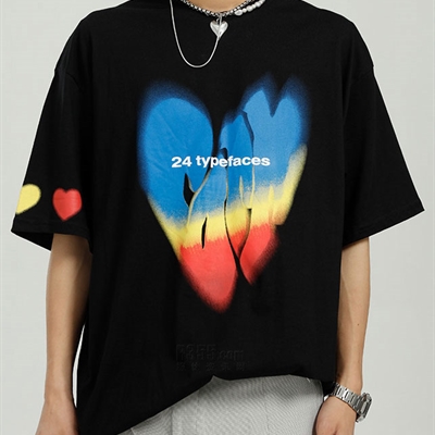 市场上装-T恤-微潮T恤