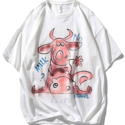 市场上装-T恤-微潮T恤