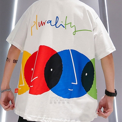 市场上装-T恤-微潮T恤