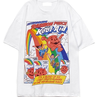 市场上装-T恤-微潮T恤