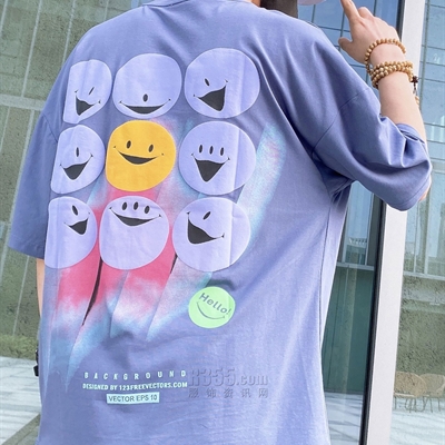 市场上装-T恤-微潮T恤