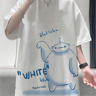 市场上装-T恤-微潮T恤