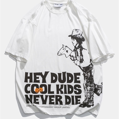 市场上装-T恤-微潮T恤