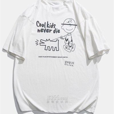 市场上装-T恤-微潮T恤