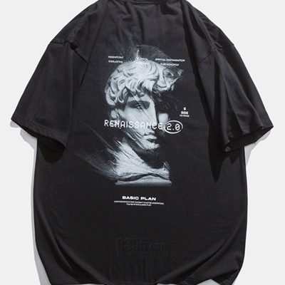 市场上装-T恤-微潮T恤