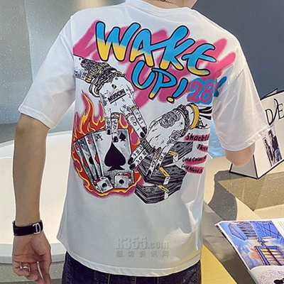 市场上装-T恤-微潮T恤