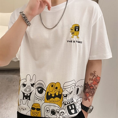 市场上装-T恤-微潮T恤