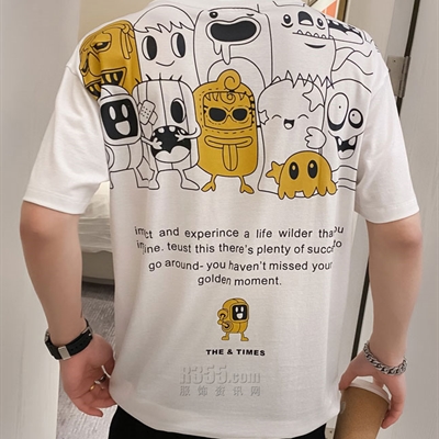 市场上装-T恤-微潮T恤