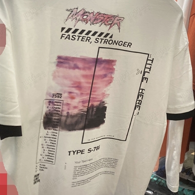 市场上装-T恤-微潮T恤【实拍】