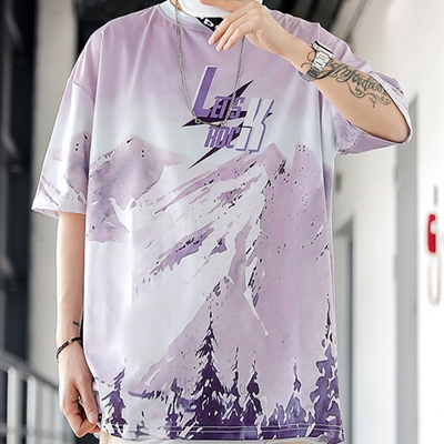 市场上装-T恤-微潮T恤