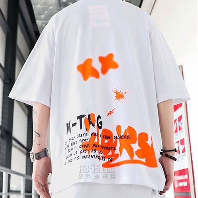 市场上装-T恤-微潮T恤
