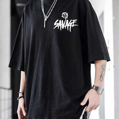 市场上装-T恤-微潮T恤