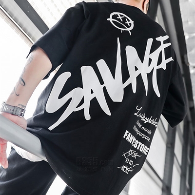 市场上装-T恤-微潮T恤