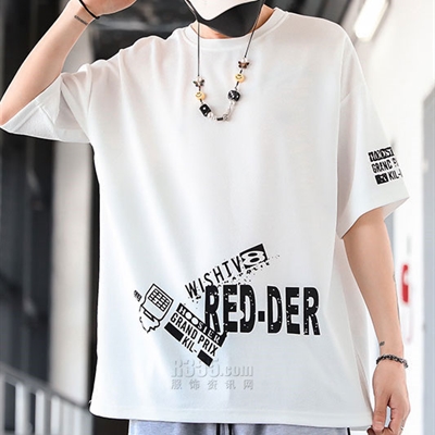 市场上装-T恤-微潮T恤