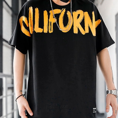 市场上装-T恤-微潮T恤